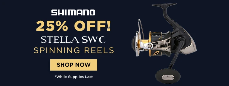 25% OFF Shimano Stella SW C Spinning Reels